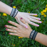 Golden Obsidian Earthy Embrace bracelet