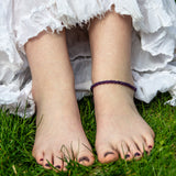 Amethyst Fairy Dance anklet