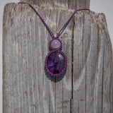 Star Amethyst & Kunzite Mystic Duet Necklace
