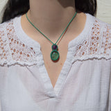 Fluorite & Amethyst Mystic Duet Necklace