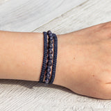 Iolite Earthy Embrace bracelet