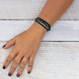 Moss Agate Earthy Embrace bracelet