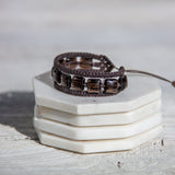 smoky quartz earthy embrace bracelet