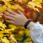 smoky quartz earthy embrace bracelet