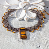 Tigresa Fifth Chakra's choker necklace